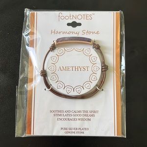 Footnotes Amesthyst Harmony Stone Bracelet